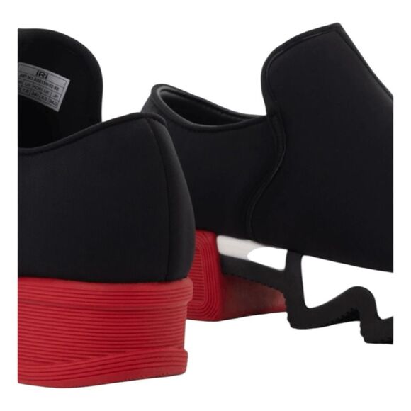 IRI WES I Black Red Low Top Neoprene Sneaker Unisex 38.5 /‎ 8 - Picture 7 of 12